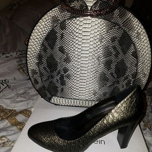 CK shoes w/bag